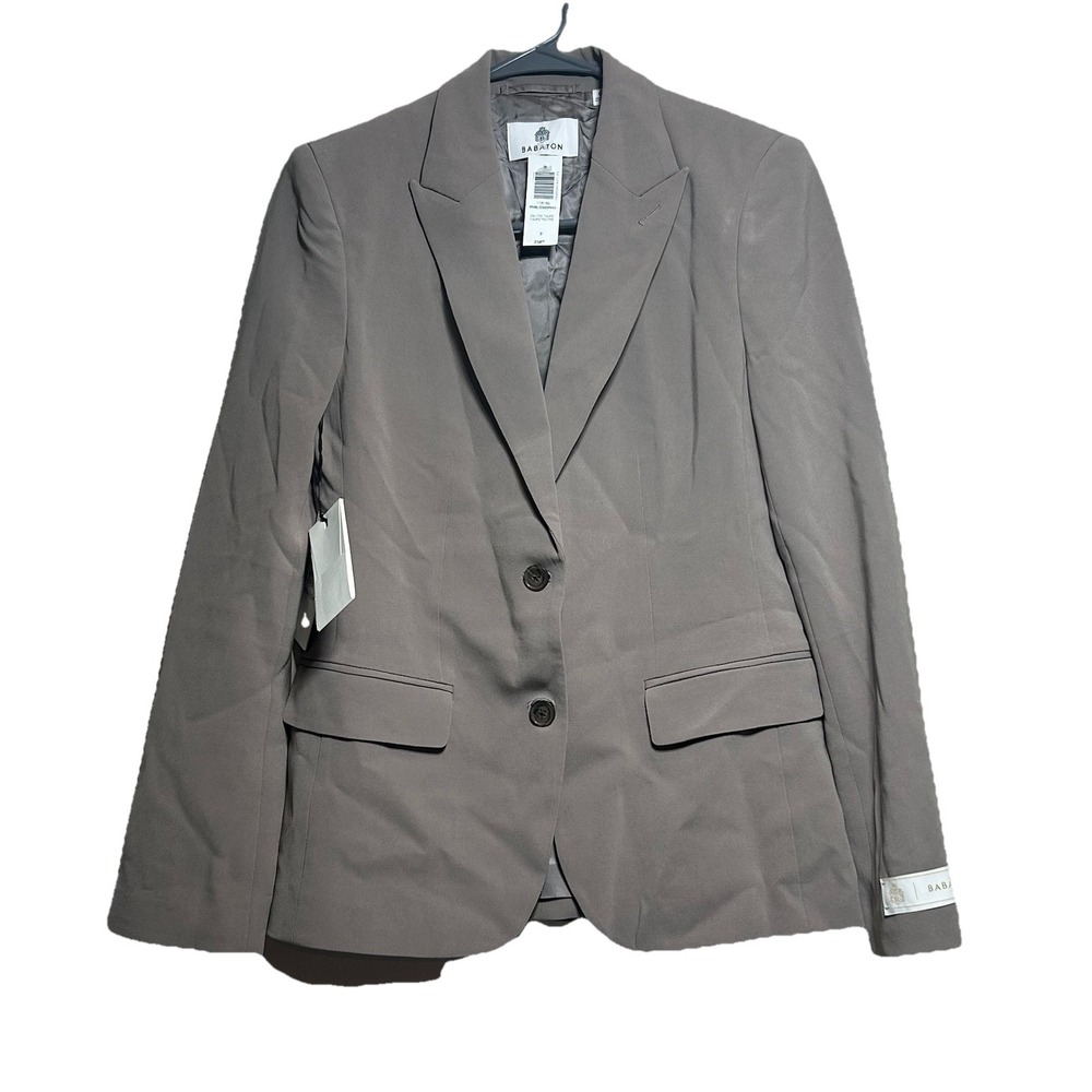NEW Aritzia Babaton Size 0 Philosophy Neutral Felted Taupe Blazer $238